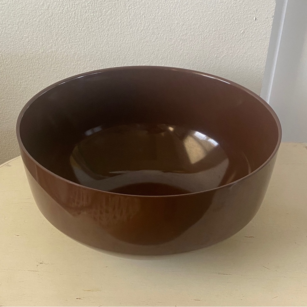Vintage Brown Rosti Soren Andersen Denmark Bowl 9”